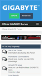 Mobile Screenshot of forum.giga-byte.co.uk